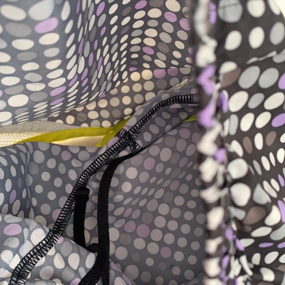 Under Armour YLG Loose Heat Gear Shorts Polkadot & Bright Yellow EUC - Picture 8 of 8